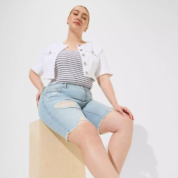 NWT TORRID | Foxy Strapless Tube Top Striped | Sz. 2X - Picture 2 of 8